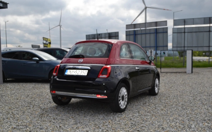 Fiat 500 cena 36900 przebieg: 41000, rok produkcji 2016 z Paczków małe 529